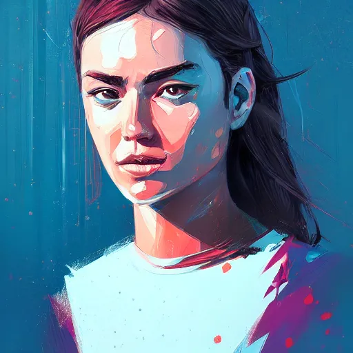 Prompt: character art portrait, deviantart artstation, by alena aenami