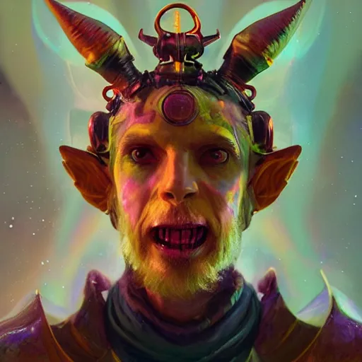 Image similar to Portrait of DMT Hyperspace Jester, huggy wuggy from poppy playtime video game, fullbody, ultra high detailed, oil painting, Greg Rutkowski, Charlie Bowater, Yuumei, Yanjun Cheng, unreal 5, DAZ, hyperrealistic, octane render, RPG portrait, dynamic lighting, fantasy art, beautiful face