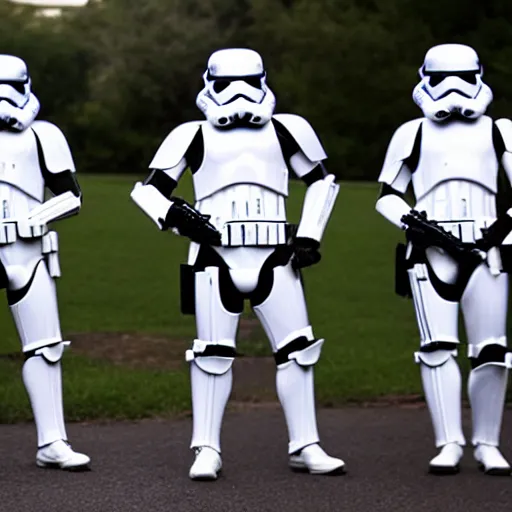 Prompt: stormtroopers in austin