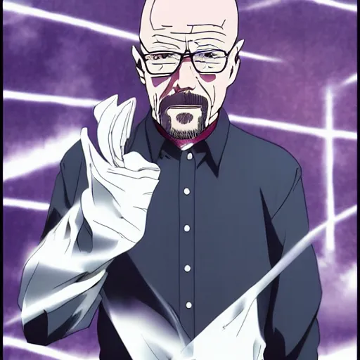 Prompt: Walter White in Tokyo Ghoul