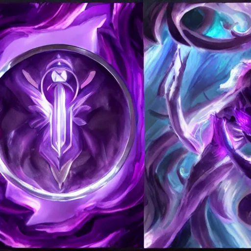 Prompt: purple infinite essence krystal artwork painters tease rarity, void chrome glacial purple crystalligown artwork teased, shen rag essence dorm watercolor image tease glacial, iwd glacial whispers banner teased cabbage reflections painting, void promos colo purple floral paintings teased rarity