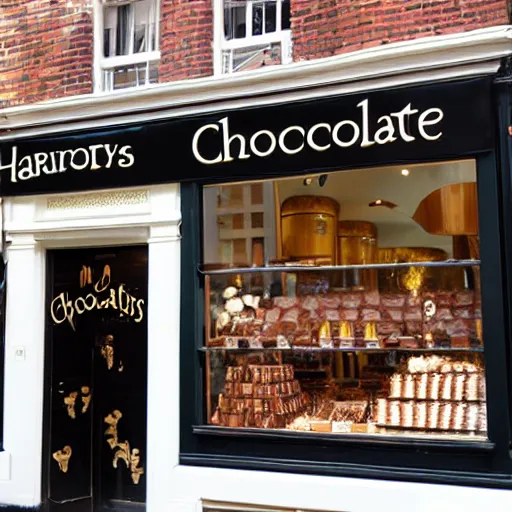 Image similar to harrys chocolate shop