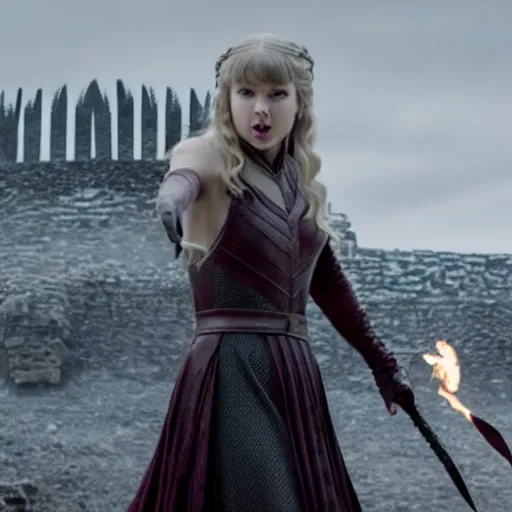 Image similar to still of taylor swift in game of thrones