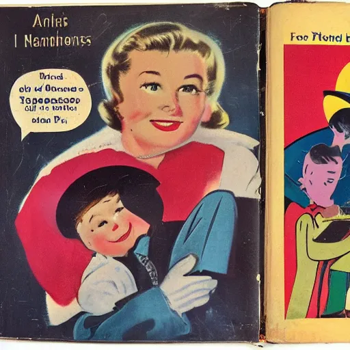 Prompt: a 1950s Childrens book