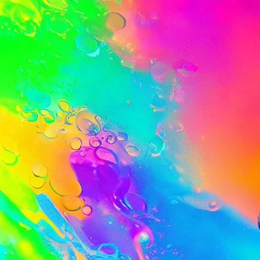 Image similar to beautiful colorful liquid art, neon colors, gradient