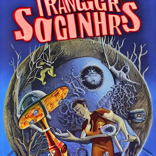 Image similar to stranger organisms, by kelly freas