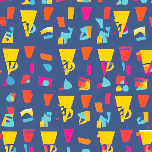 Prompt: jazz cup pattern 9 0 s