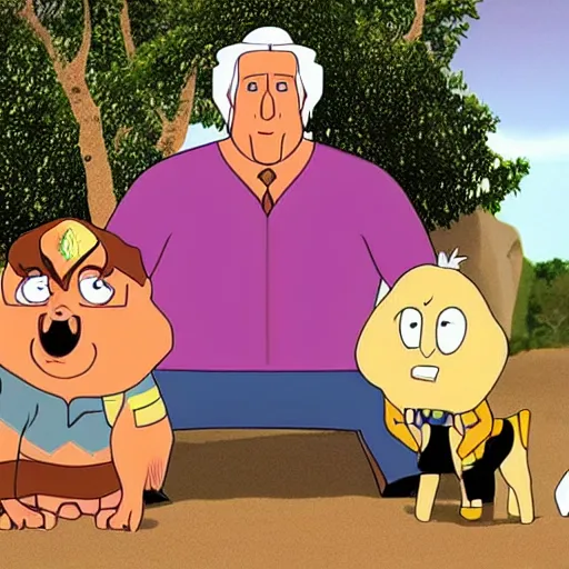 Prompt: Chevy Chase as a character in Steven Universe