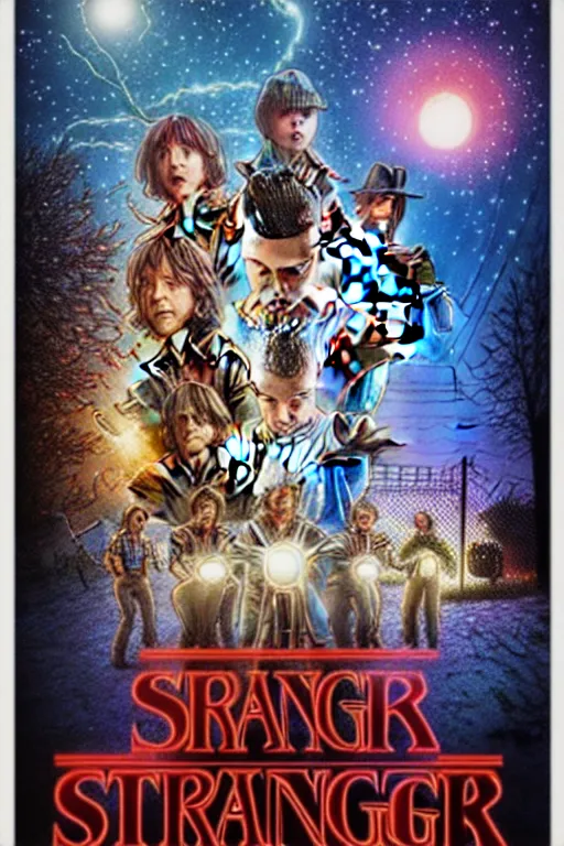 Prompt: “brand new movie poster for the next new season of stranger things, 2024, eary, dark red, horror, upside down, hyperrealistic, super detailed, digital art”