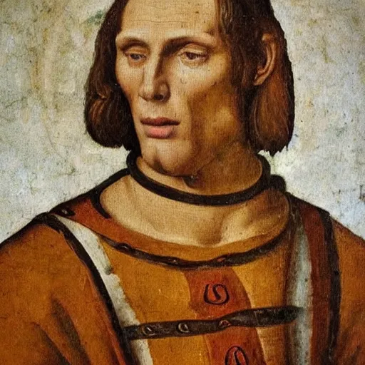 Image similar to A 14th century italian renaissance oil painting of Jerma985, portrait of Jerma985, grainy, realistic, very realistic, hyperrealistic, highly detailed, very detailed, extremely detailed, very neat, very epic, very cool, detailed, trending on artstation