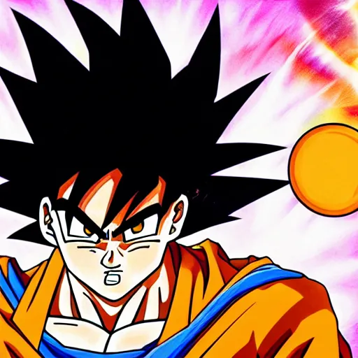 Image similar to a portrait of Goku juggling the Dragon Balls, photorealistic, award winning photo, sharp, high resolution