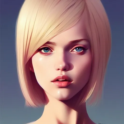 3D Rendering Karla Hair Blonde #10 Graphic by grbrenders