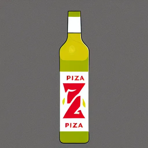 Image similar to a bottle of piza