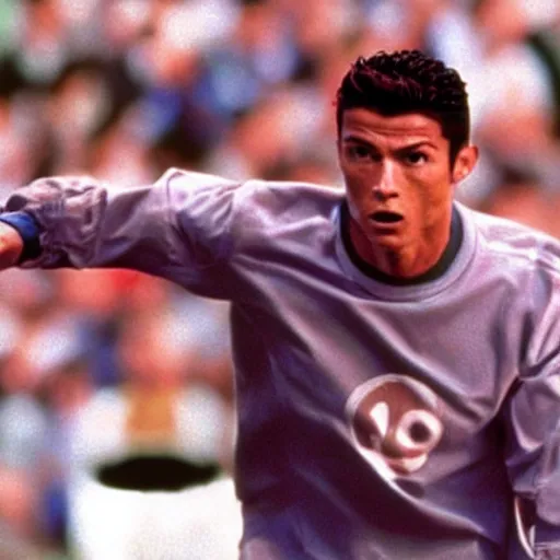 Image similar to movie still of cristiano ronaldo as knish in rounders (1998),