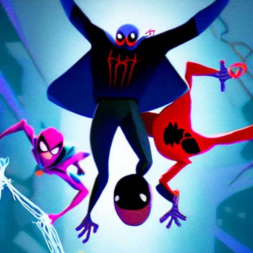 Prompt: into the spider verse