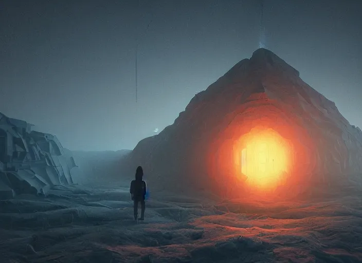 Prompt: the void is calling and i must go, ultra realistic, highly detailed, epic, ancient, atmosphere, cinematic lighting, art by beeple