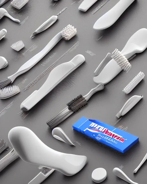 Image similar to advertising, toothbrush, hd, hyper detailed, 4 k