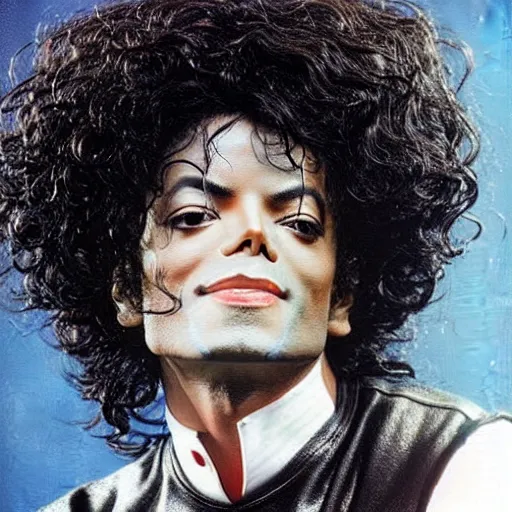 Prompt: michael jackson blended with diana ross