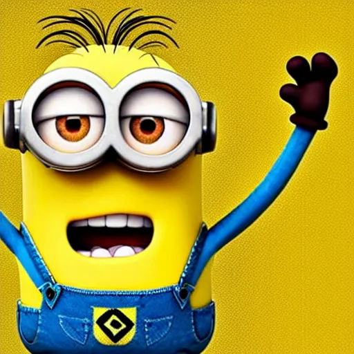 bradd pitt as a yellow minion from the minions, | Stable Diffusion ...