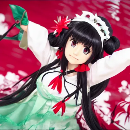 Image similar to hakurei reimu