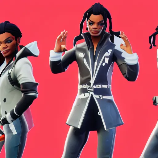 Prompt: michael jackson in fortnite