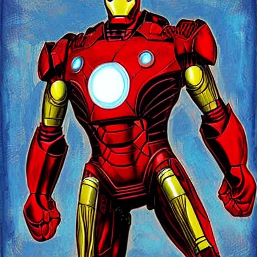 Image similar to rusty old iron man