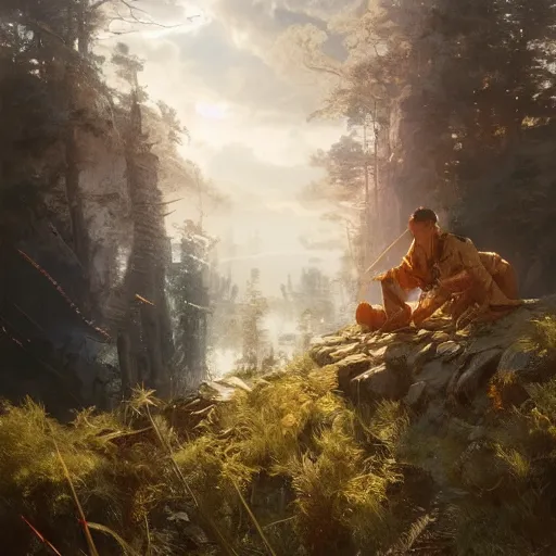 Image similar to everything, volumetric lighting, 8 k octane beautifully detailed render, post - processing, extremely hyper - detailed, intricate, epic composition, cinematic lighting, masterpiece, trending on artstation, masterpiece, stunning art by anders zorn, wonderful masterpiece by greg rutkowski, beautiful cinematic