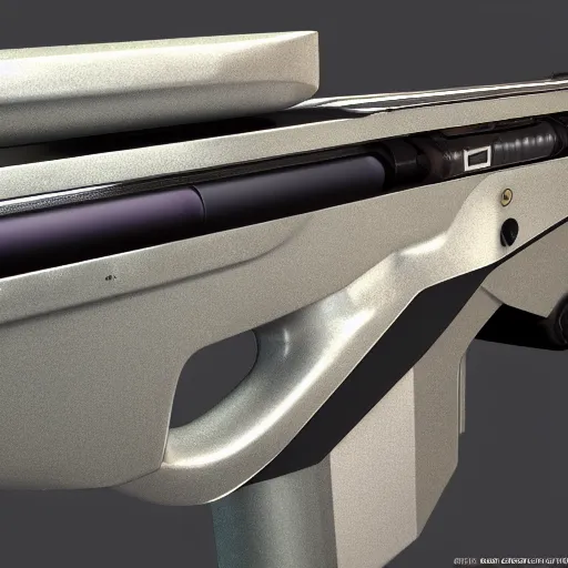 Image similar to gauss shotgun, 3 d render, octane, ray tracing, ultra high detail, photorealistic