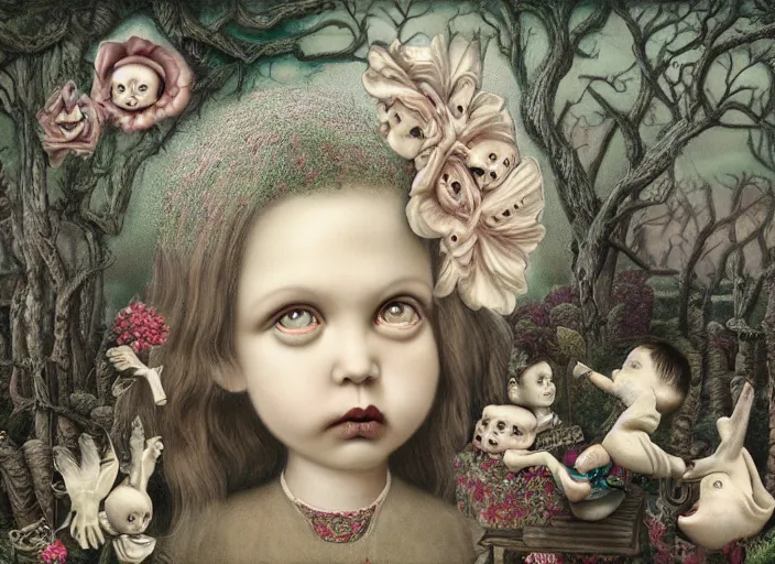 Image similar to the lost soul, lowbrow, matte painting, 3 - d highly detailed, in the style of mark ryden,