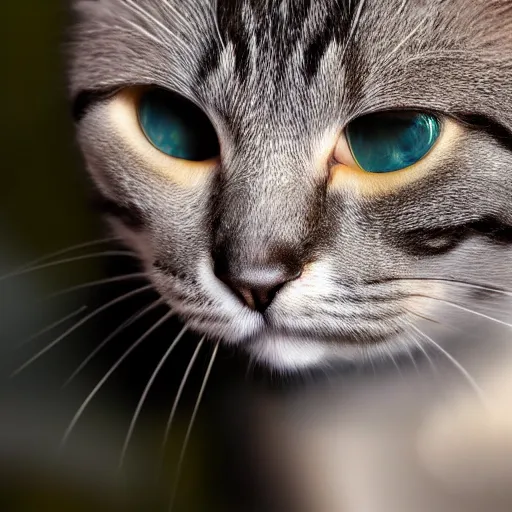 Prompt: cat soldier in call of duty warzone 4k, brown-green eyes, heterochromia, high detail, high-resolution photograph, professional photography, ultra-detail