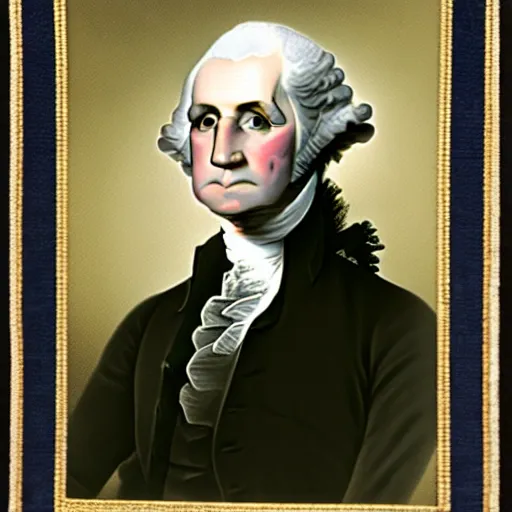 Image similar to photograph of George Washington