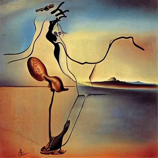 Prompt: “ pain by salvador dali ”