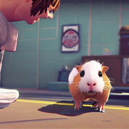 Image similar to a guinea pig in the video game Life is strange