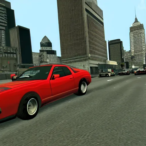 Image similar to Grand theft auto 3 remastered 4K quality