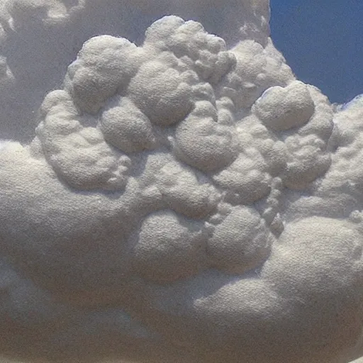 Image similar to sculpture of a cloud intricate detail
