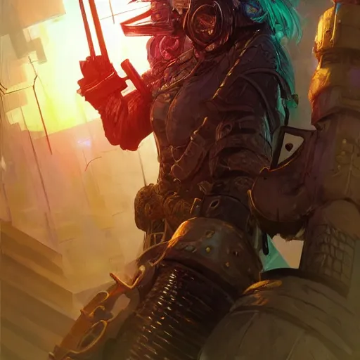 Image similar to cyberpunk viking helmet mask warrior goddess robot ninja fantasy, art gta 5 cover, official fanart behance hd artstation by jesper ejsing, by rhads, makoto shinkai and lois van baarle, ilya kuvshinov, ossdraws