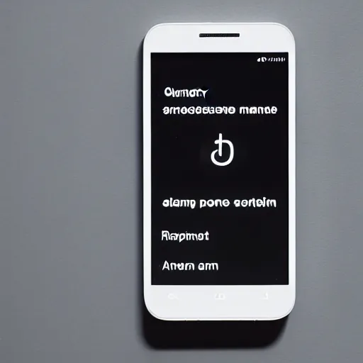 Image similar to a smart phone designed by dieter rams, studio photograph, white background