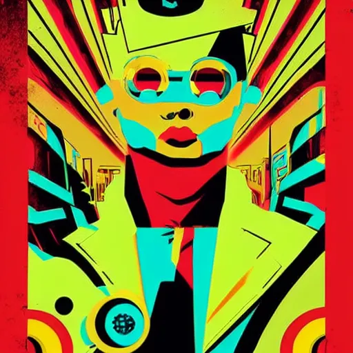 Image similar to retro futurist illustration art by butcher billy