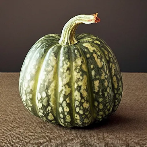 Image similar to a gourd mixed with amber heard hybrid intercross