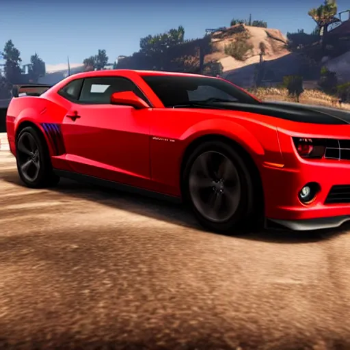 Image similar to 2 0 1 3 chevrolet camaro ss in red dead redemption 2