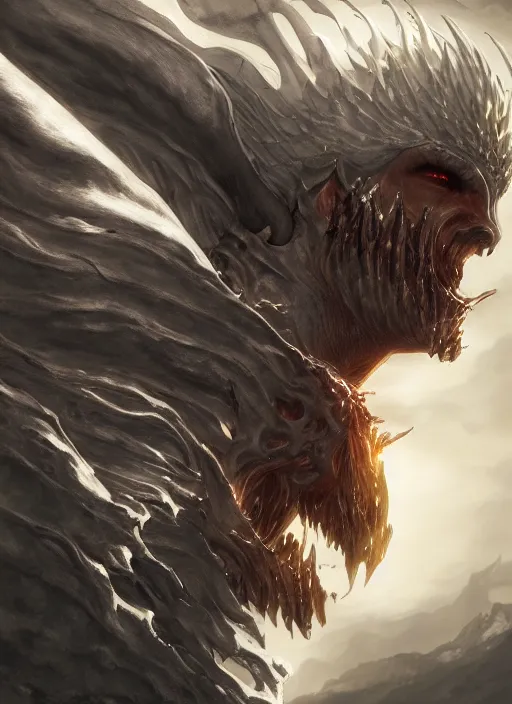 Image similar to griffith berserk, ultra detailed fantasy, elden ring, realistic, dnd character portrait, full body, dnd, rpg, lotr game design fanart by concept art, behance hd, artstation, deviantart, global illumination radiating a glowing aura global illumination ray tracing hdr render in unreal engine 5