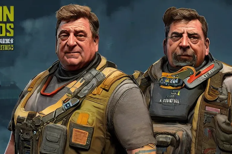 Prompt: john goodman in apex legends