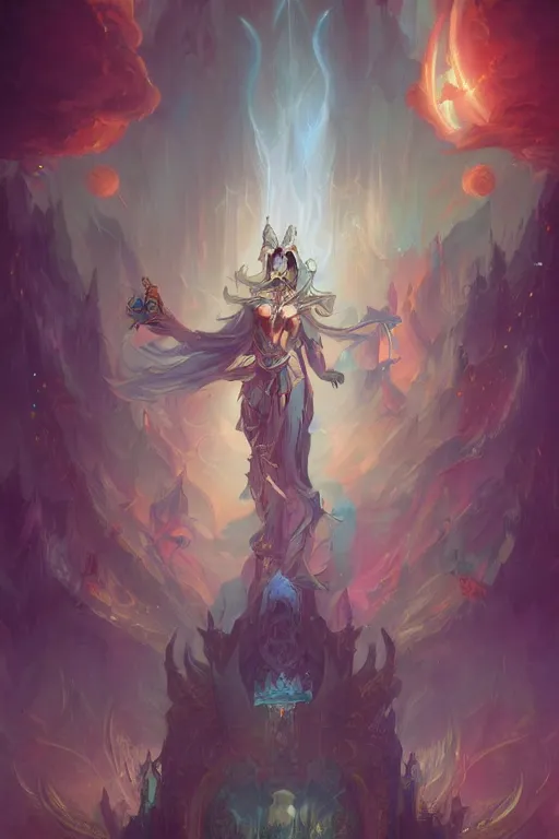 Image similar to a maximalist monarch by pete mohrbacher and artgerm and wlop, digital art, highly detailed, intricate, fantasy, mystical, sharp focus, Trending on Artstation HQ, deviantart, unreal engine 5, 4K UHD image