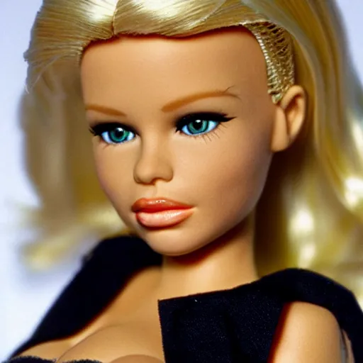 Image similar to pamela anderson as a barbie doll