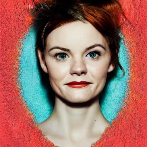 Prompt: a masterpiece portrait photo of a beautiful young woman who looks like a manic pixie dream girl carrey mulligan, symmetrical face