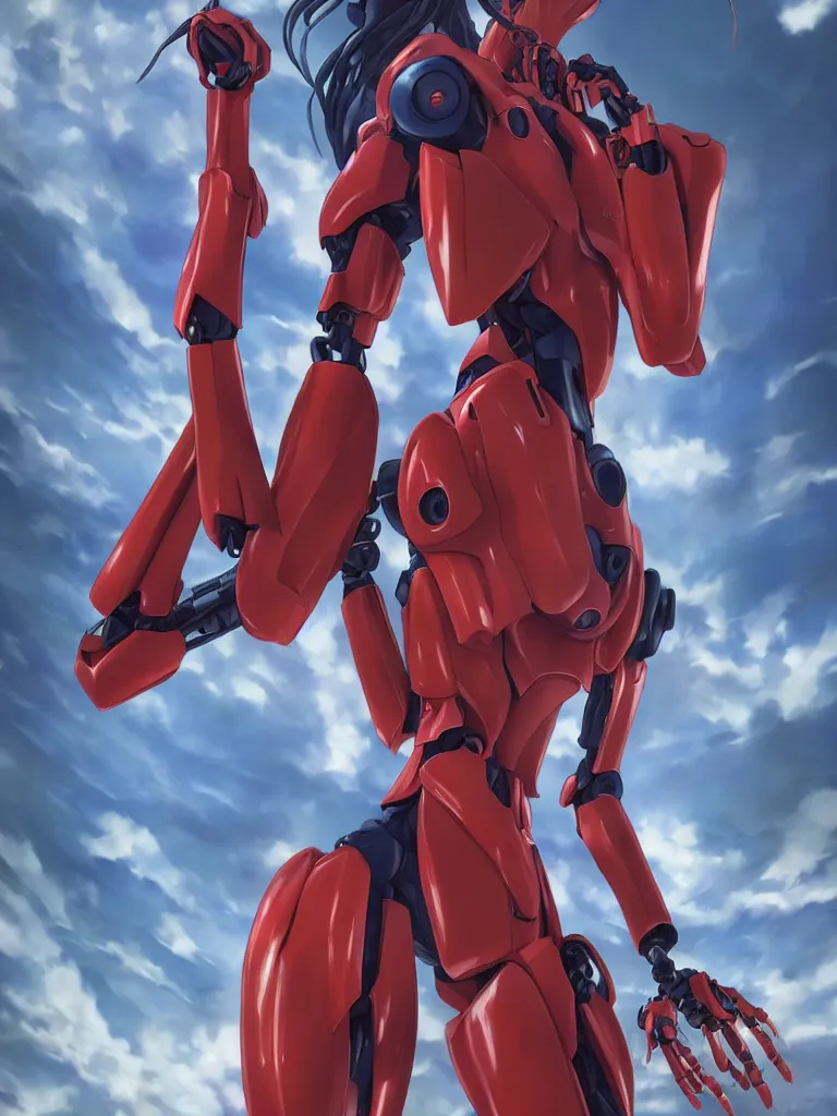 Prompt: a Photorealistic hyperdetailed hyper realistic Epic Sci-Fi rendering of a female anime style EVANGELION Genesis,Asuka Langley Sohryu,Neon Genesis mech robot pilot by katsuhiro Otomo,WLOP,Artgerm,Hyperrealism,Beautiful dramatic moody lighting,Cinematographic Atmosphere,Octane Render,8K