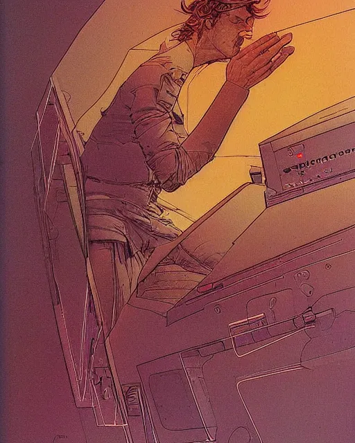 Prompt: synth by Moebius