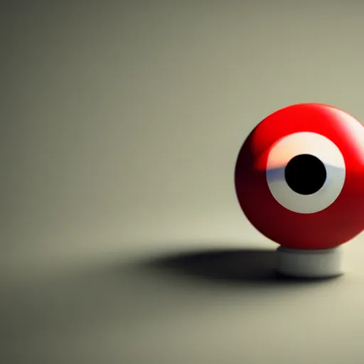 Image similar to a photography of a pokeball ( ( ( pokeball ) ) ), octane render, beautiful natural background, 8 k, pokemon, cinematic lighting