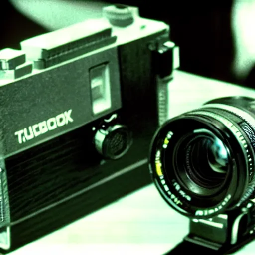 Image similar to Mark Zuckerberg tron 1982 lo-fi film camera