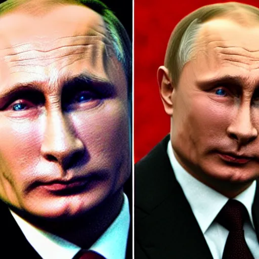 Image similar to Vladimir Putin in backrooms, creepypasta, horror